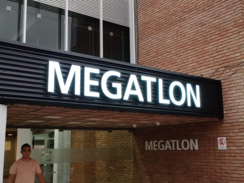 letras corporeas de acrilico megatlon